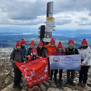 Na szczycie Babiej Góry 1725 m.