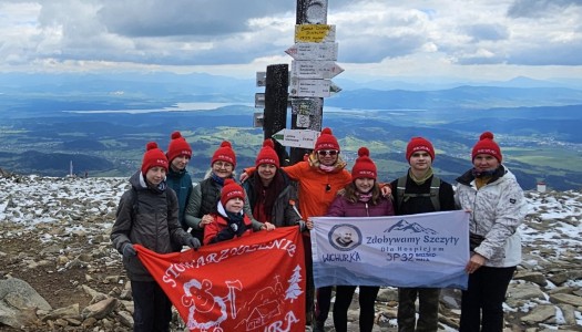 Na szczycie Babiej Góry 1725 m.